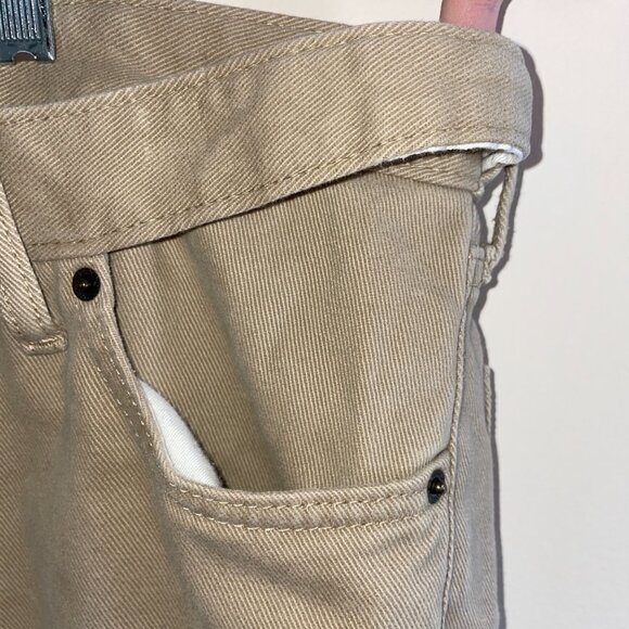 Lands End Mens Traditional Fit Khaki Pants Size 42 Elastic Waistband - Picture 3 of 7